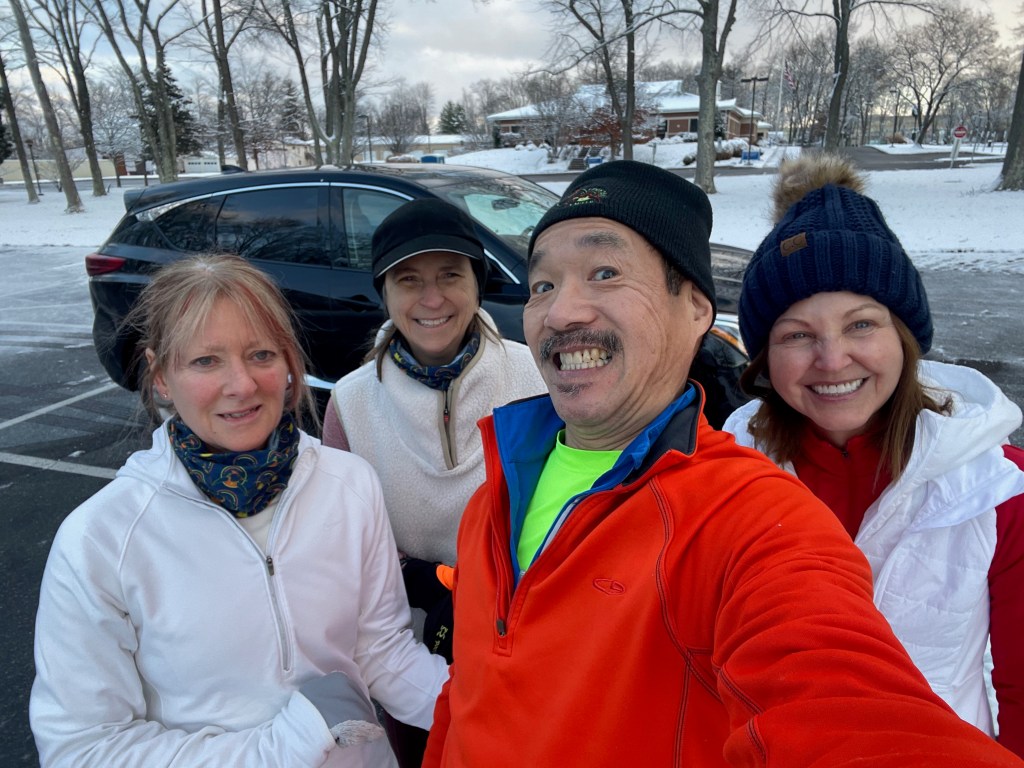 3 Blue Belles and a Blue Beau